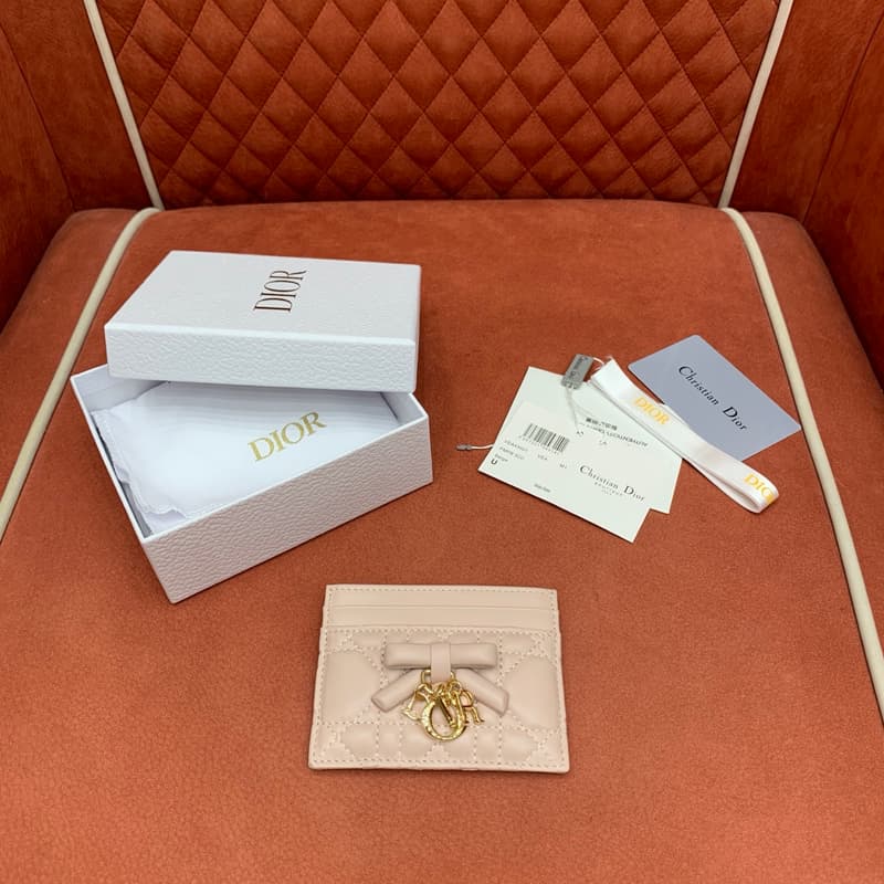 디올 레이디 디올 리본 카드지갑 (라피스카트르 라스타그램) 상세 2