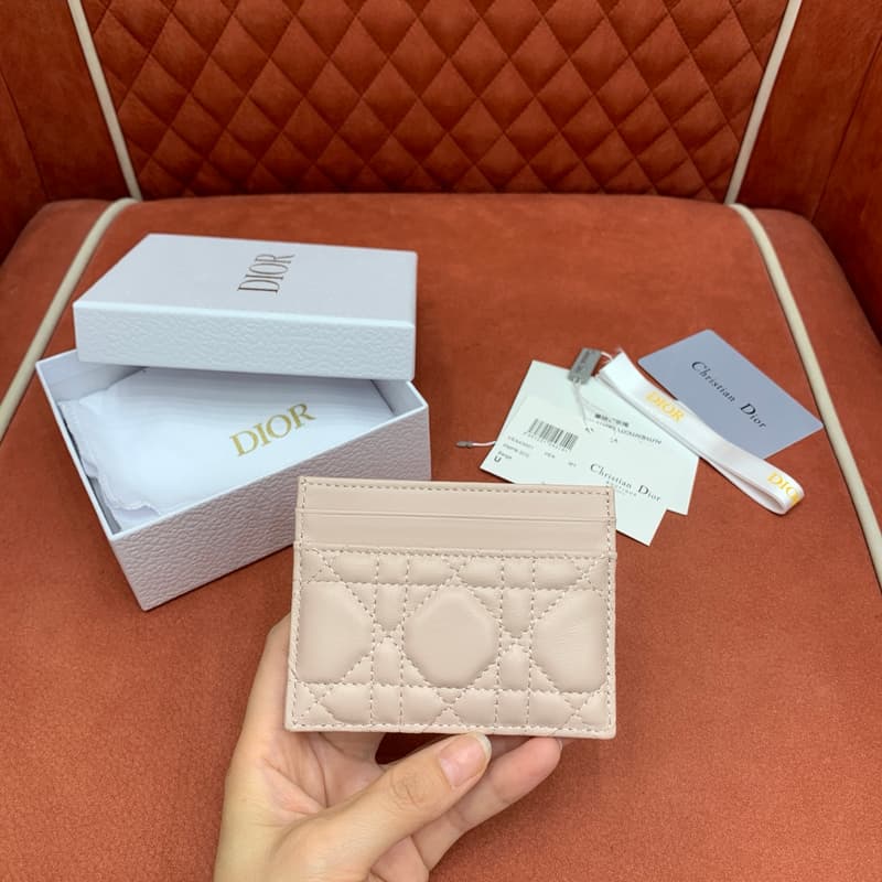 디올 레이디 디올 리본 카드지갑 (라피스카트르 라스타그램) 7