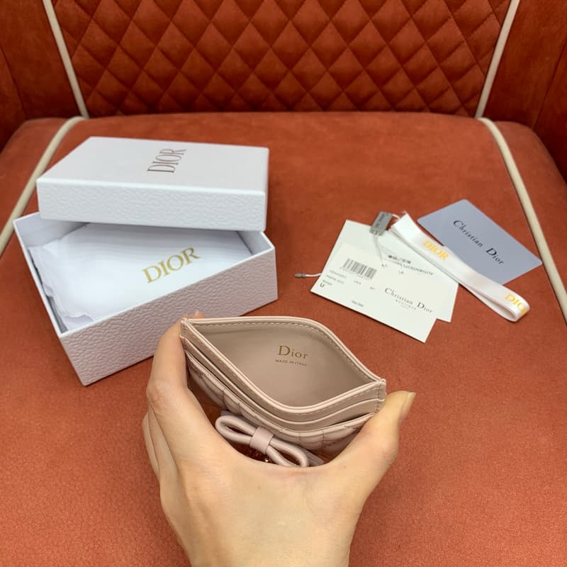 디올 레이디 디올 리본 카드지갑 (라피스카트르 라스타그램) 8