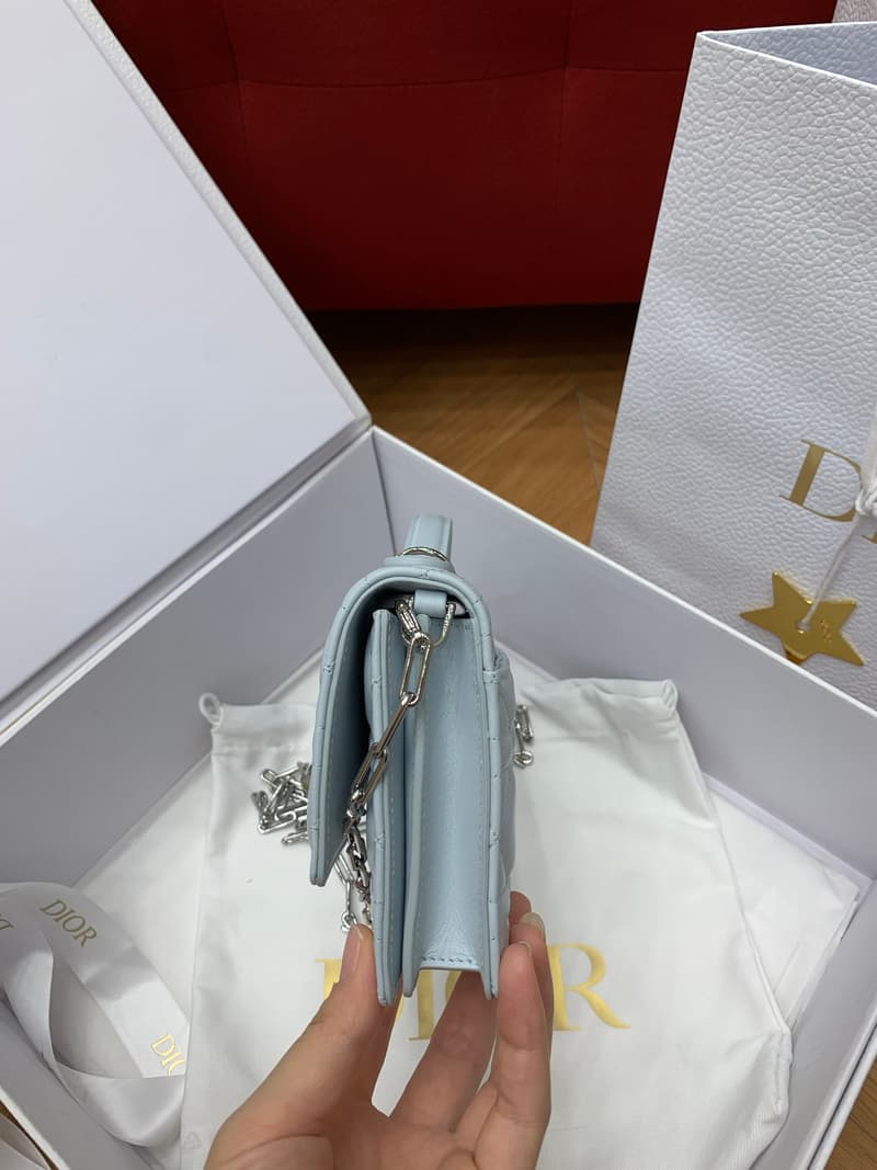 디올 마이 디올 미니 리본 백 (라스카나 캐너지 램스킨) 5