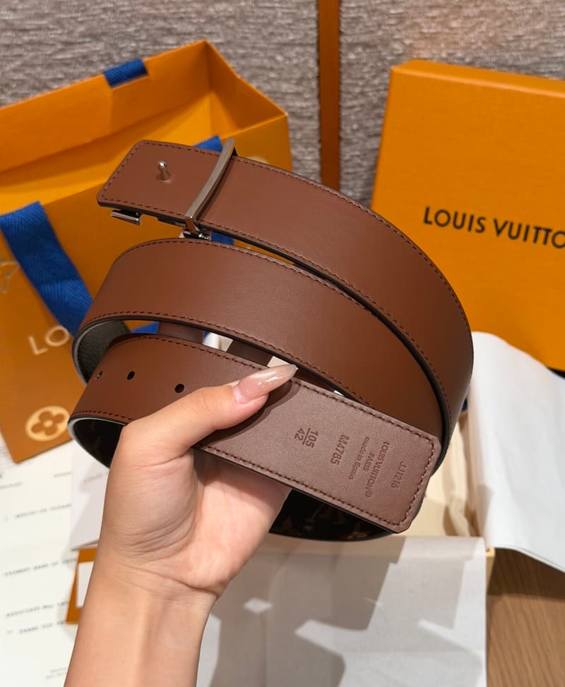 루이비통 이니셜 듀얼 리버시블 벨트 40mm (모노그램) 4