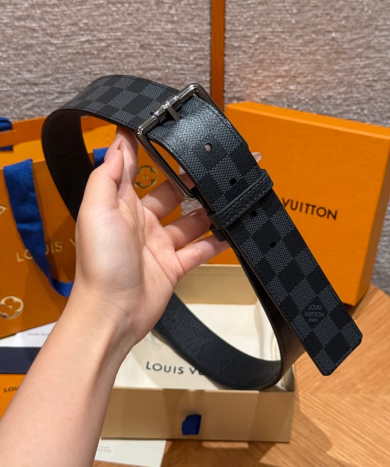 루이비통 퐁 네프 S 리버서블 벨트 40MM (다미에 그라피트) 3