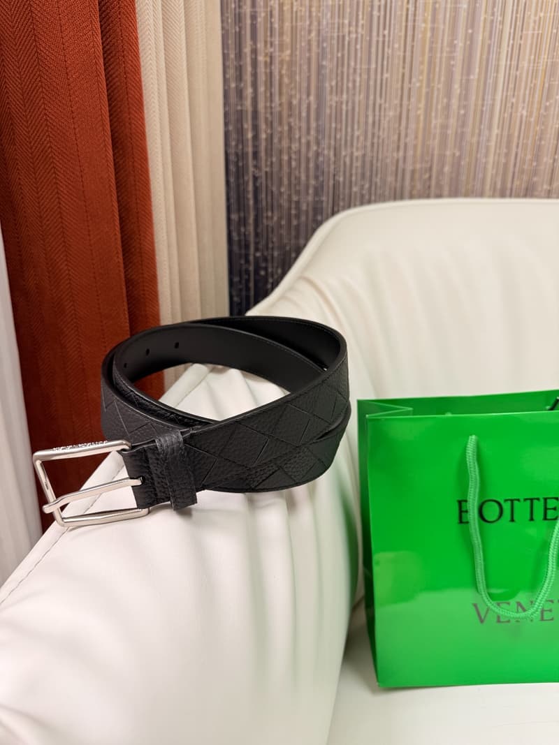 보테가베네타 인트레치아토 벨트 (리자드 그레인 레더) 9