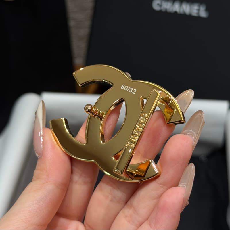 샤넬 클래식 더블C 레더 벨트 (양면 카프스킨, 30mm) 9