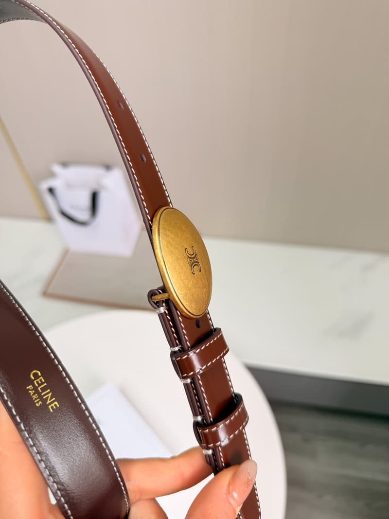 셀린느 트리옴프 벨트 (스무스 카프스킨) 상세 2