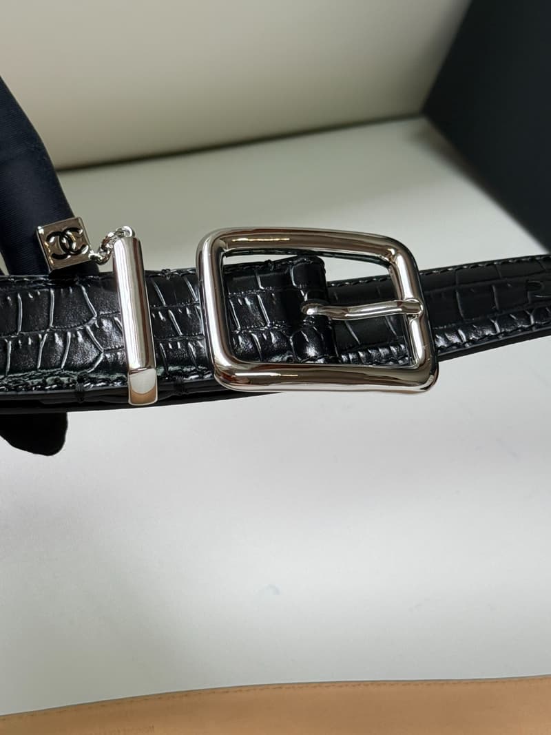 샤넬 CC 참 크로커다일 벨트 (카프스킨, 30mm) 상세 2
