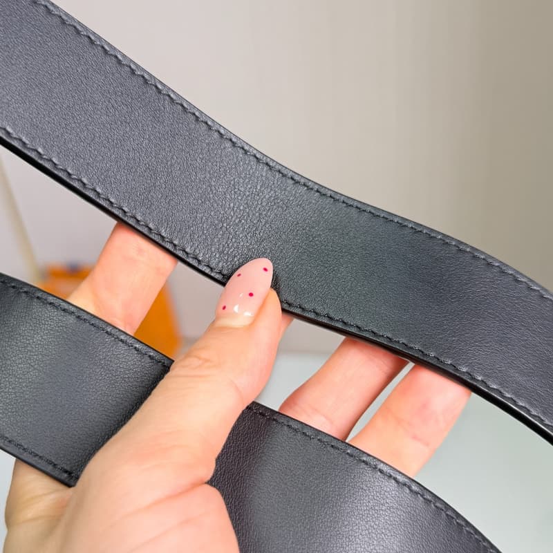 루이비통 이니셜 벨트 35mm (블랙 레더) 8
