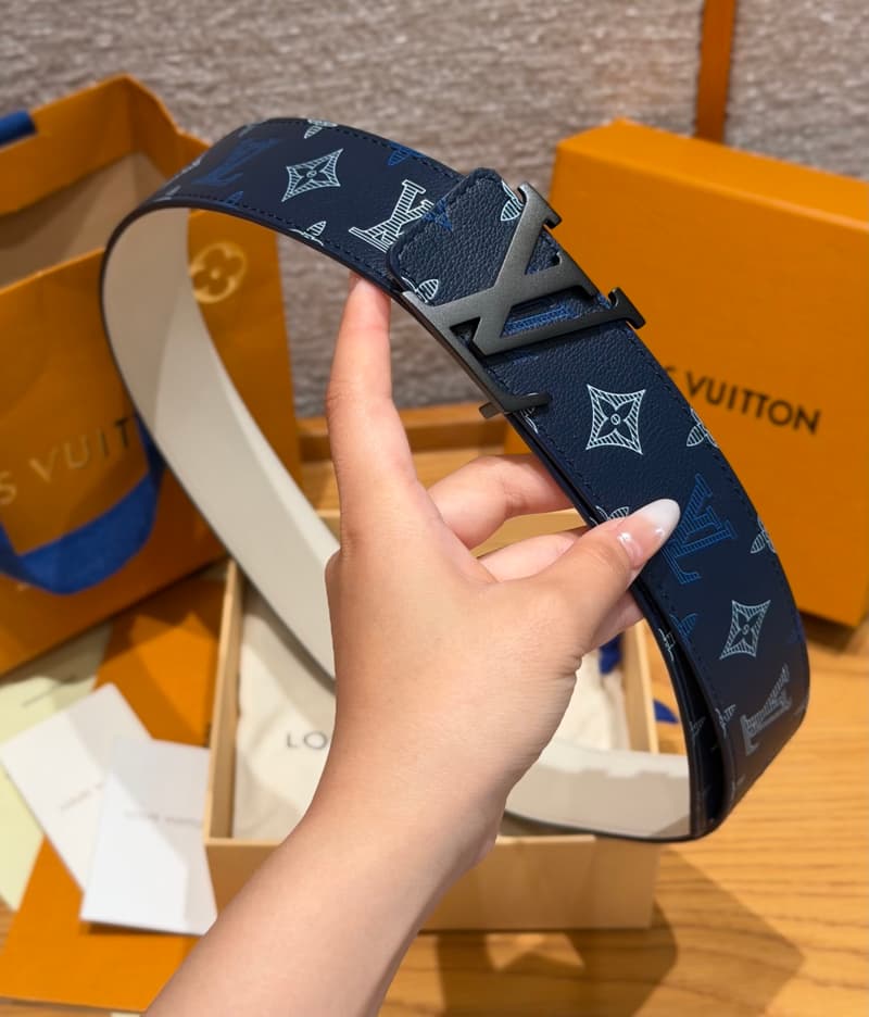 루이비통 이니셜 모노그램 피그먼트 리버서블 벨트 40MM 4