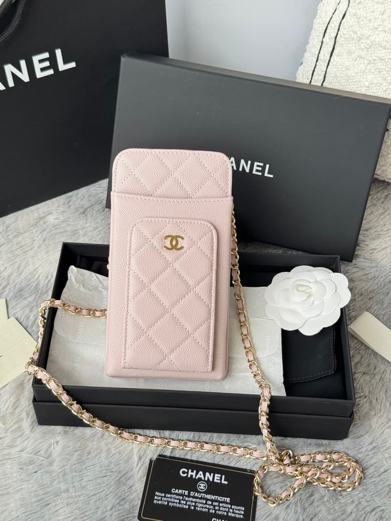 샤넬 클래식 폰홀더 체인 지갑 (캐비어스킨) 상세 2