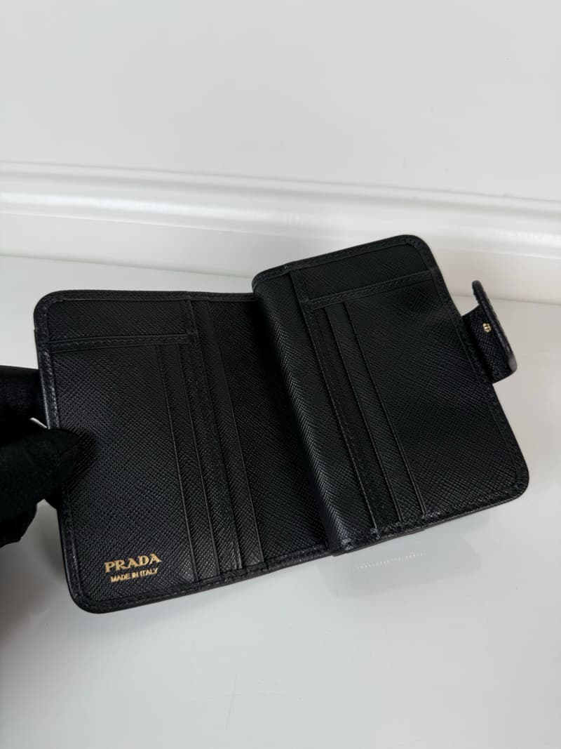 프라다 사피아노 반지갑 (블랙) 7