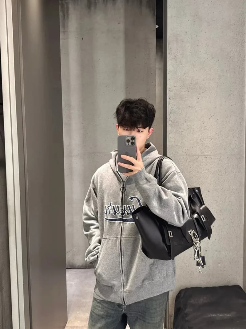 발렌시아가 럭셔리 후디 집업 (빈티지 워싱) 18