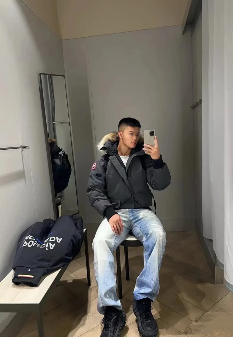 캐나다구스 칠리왁 레드라벨 01 후드 파일럿 숏 다운자켓 13