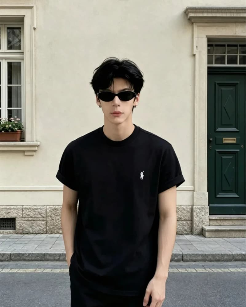 폴로 랄프로렌 포니 자수 코튼 라운드넥 반팔티 15