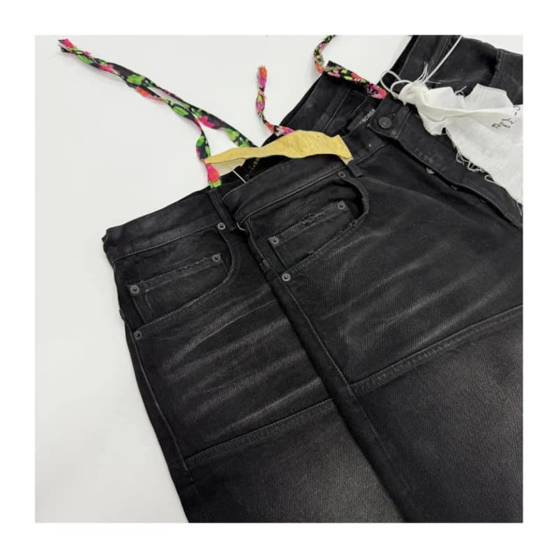 발렌시아가 조지 V 배기 데님 팬트 7