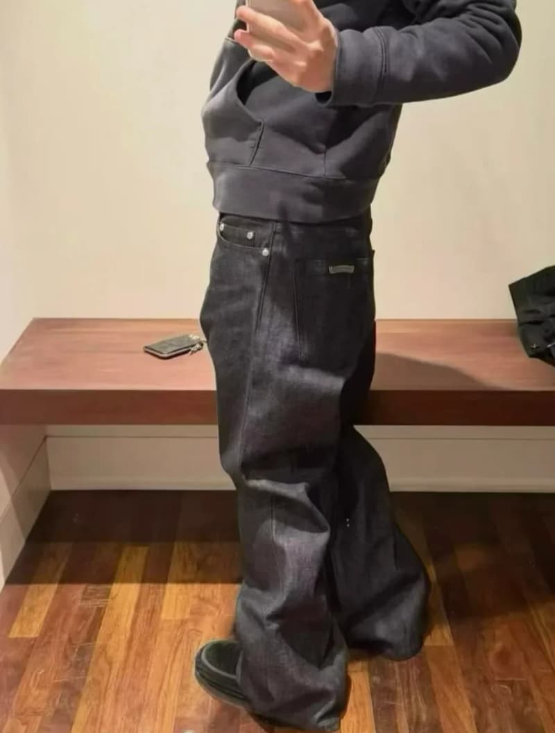 크롬하츠 KS Fit 데님 팬츠 (블루 셀비지) 3