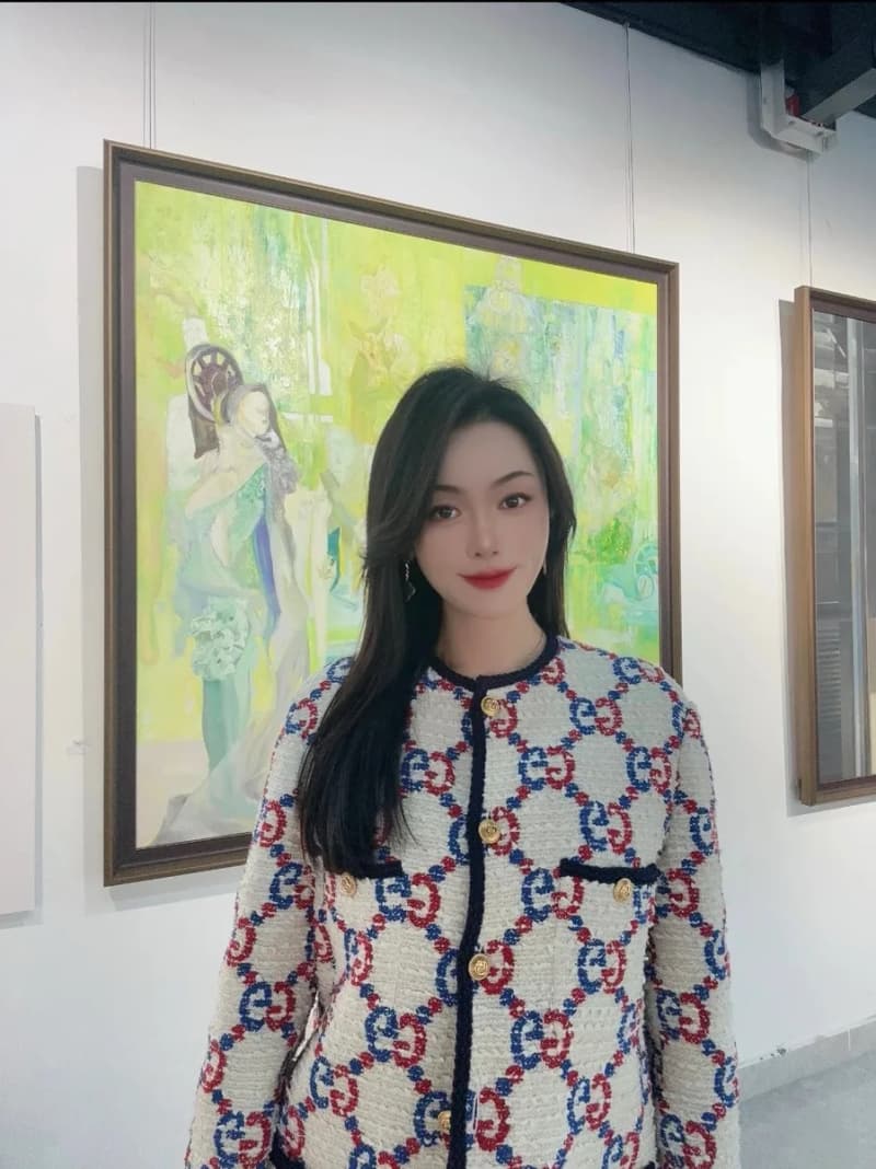 구찌 GG 로고 트위드 자켓 (샤넬풍 울 슬럽) 3