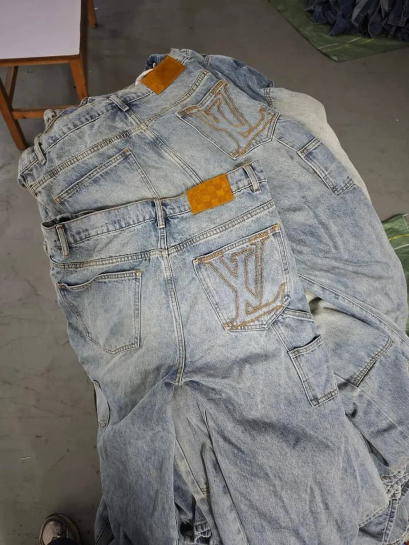 루이비통 26 레더 로깅 팬츠 (워크웨어 데님) 7