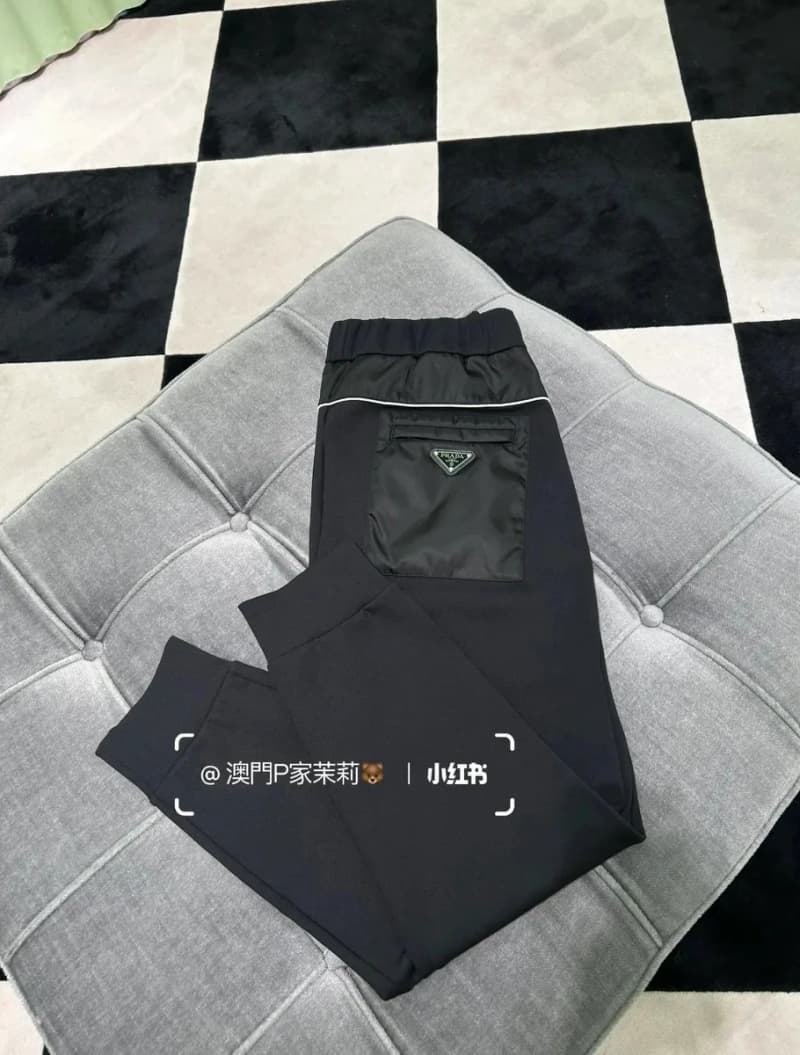 프라다 비즈니스 캐주얼 백포켓 팬츠 상세 1