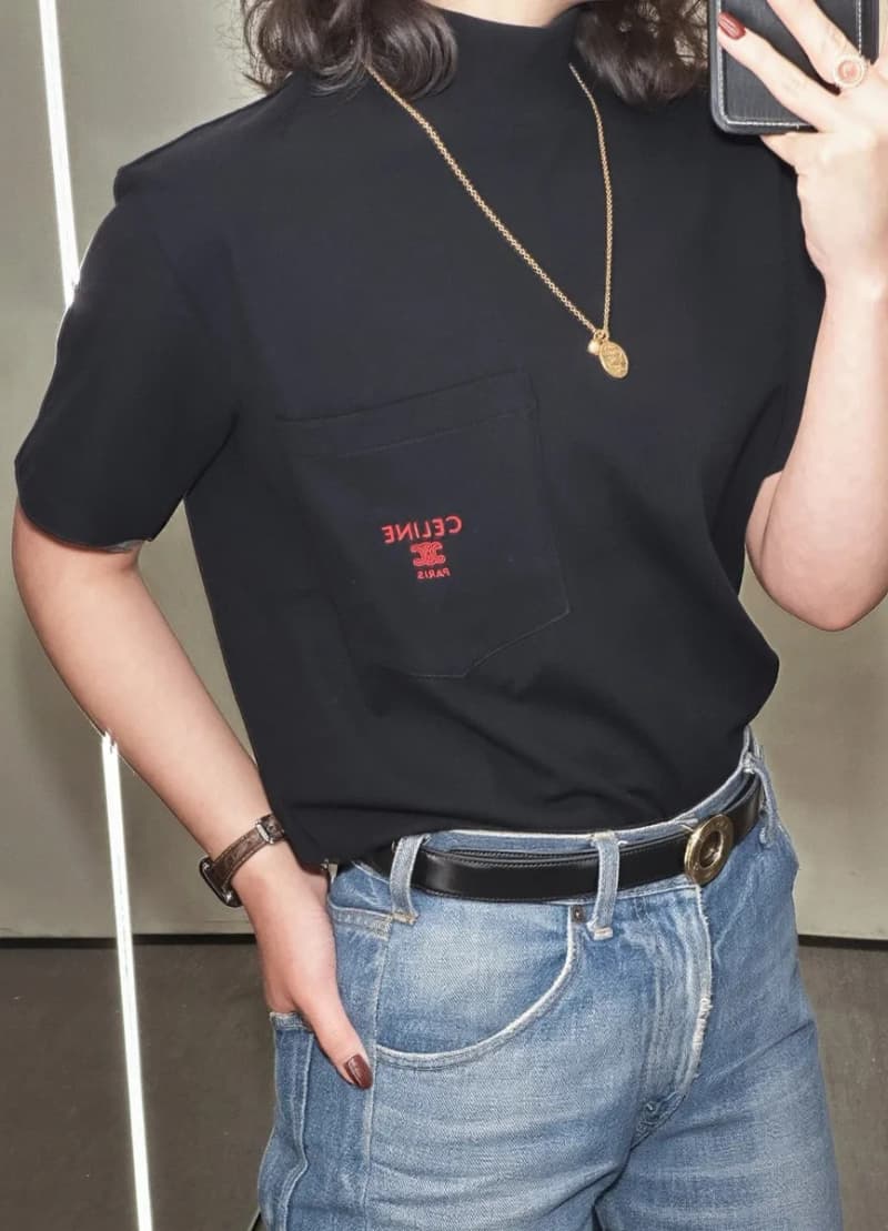 셀린느 포켓 반팔 티셔츠 6