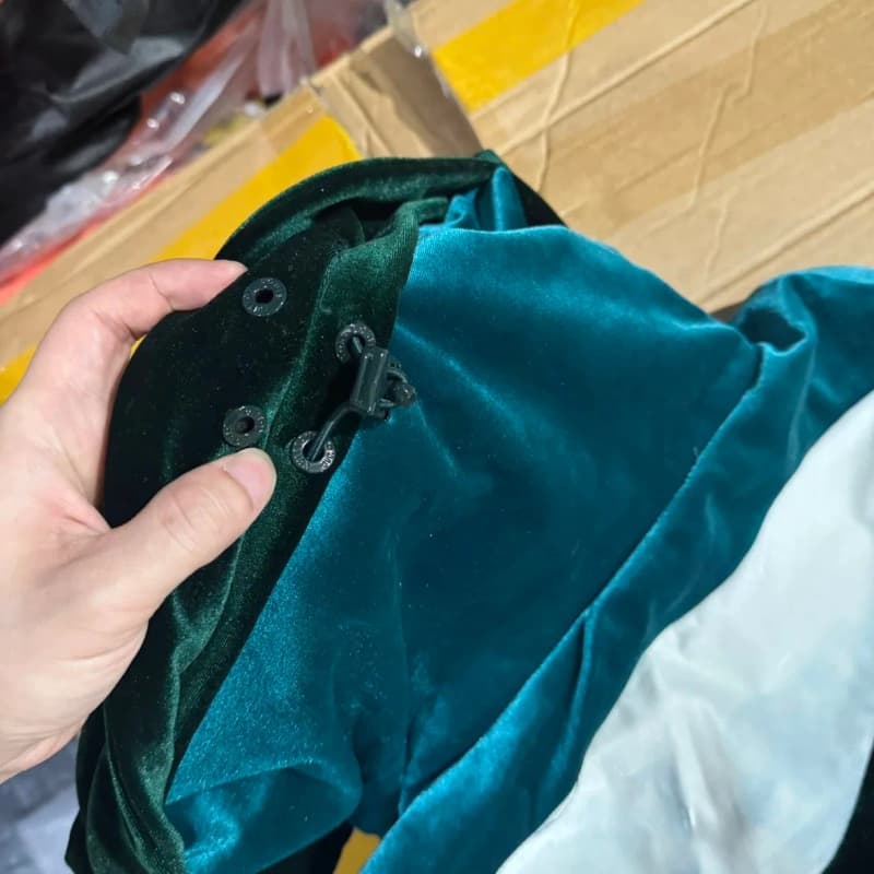 루이비통 그린 벨벳 후드 자켓 5