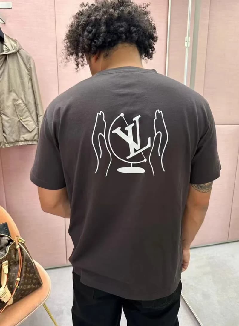 루이비통 LV 로고 프린트 반팔 티셔츠 6