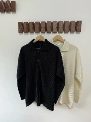 이세이미야케 옴므 플리세 JC111 노치라펠 셔츠자켓