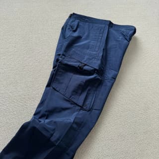 디올 사이드 포켓 워크웨어 팬츠 (다크블루)