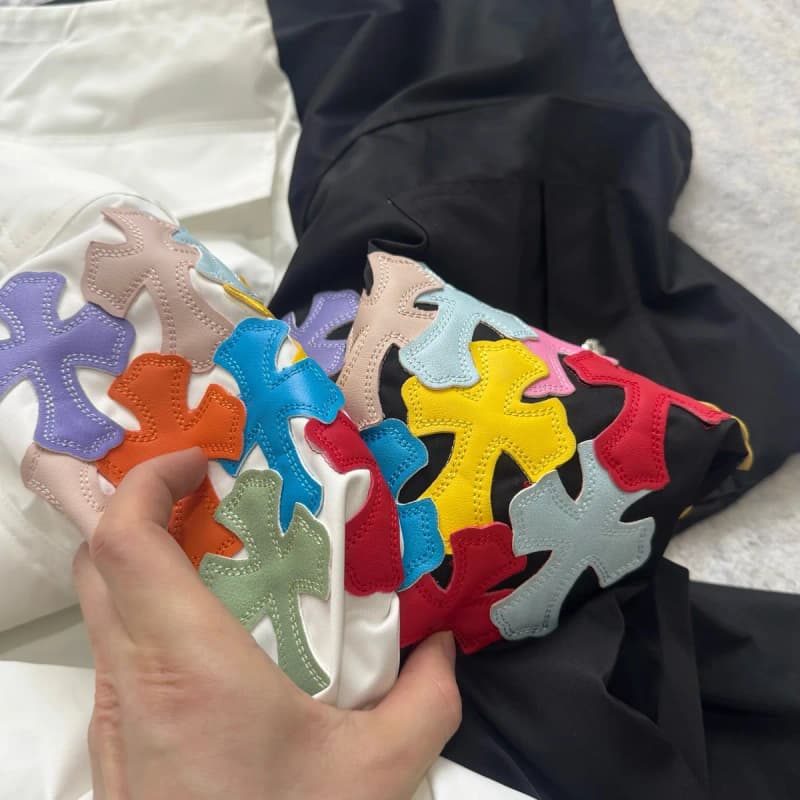 크롬하츠 컬러 크로스 패치 사라운드 낙하산 팬츠 상세 1