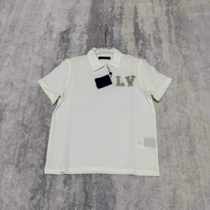 루이비통 LV 레터 라인스톤 폴로 셔츠 (피케) 5