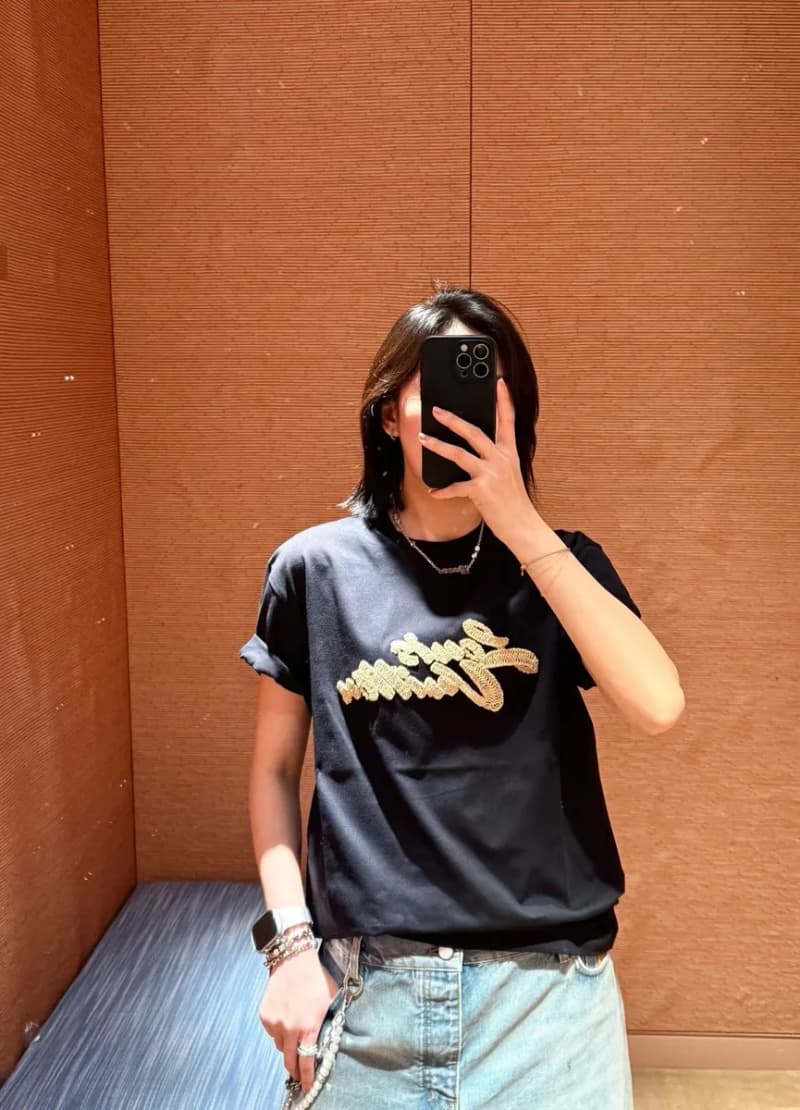 루이비통 라피아 로고 반팔 티셔츠 21