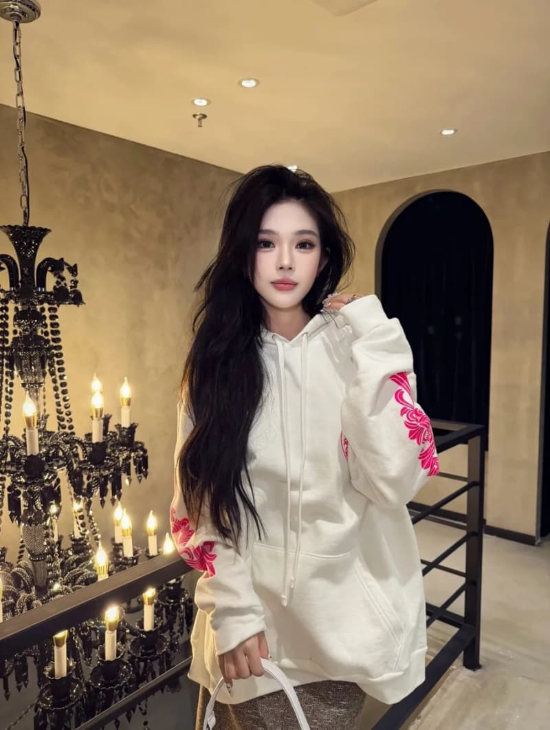 크롬하츠 마이애미 리미티드 화이트 파우더 후드티 11