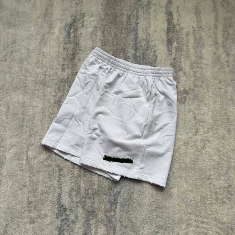 발렌시아가 그린 러버 스트립 반바지 8