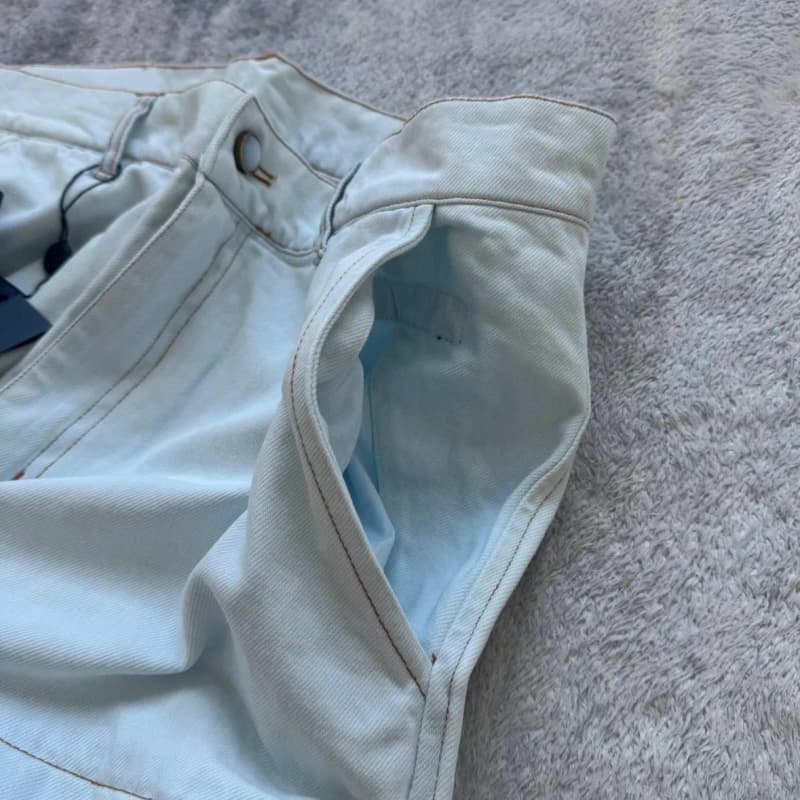 루이비통 포갱 클로버 워크웨어 데님 반바지 19