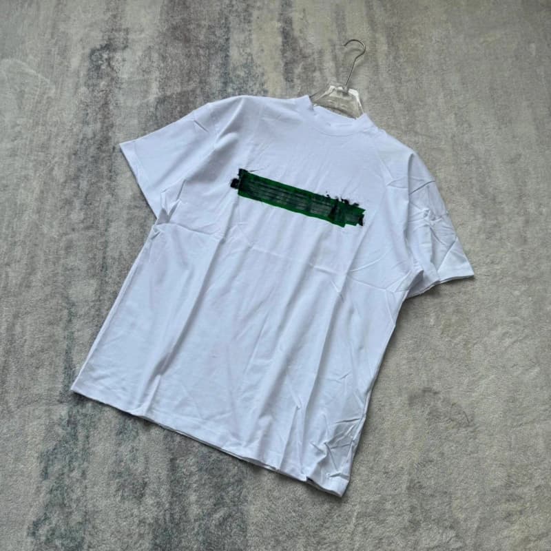 발렌시아가 그래피티 테이프 반팔 티셔츠 21