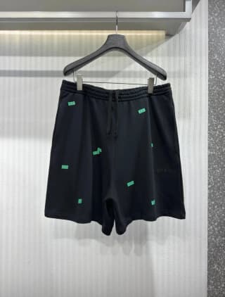 발렌시아가 포스트잇 반바지 (블랙)