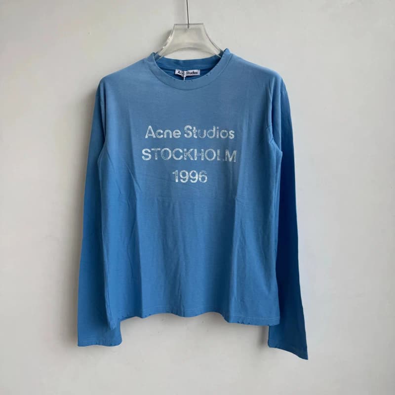 아크네 스튜디오 AC1996 빈티지 워싱 긴팔티 10