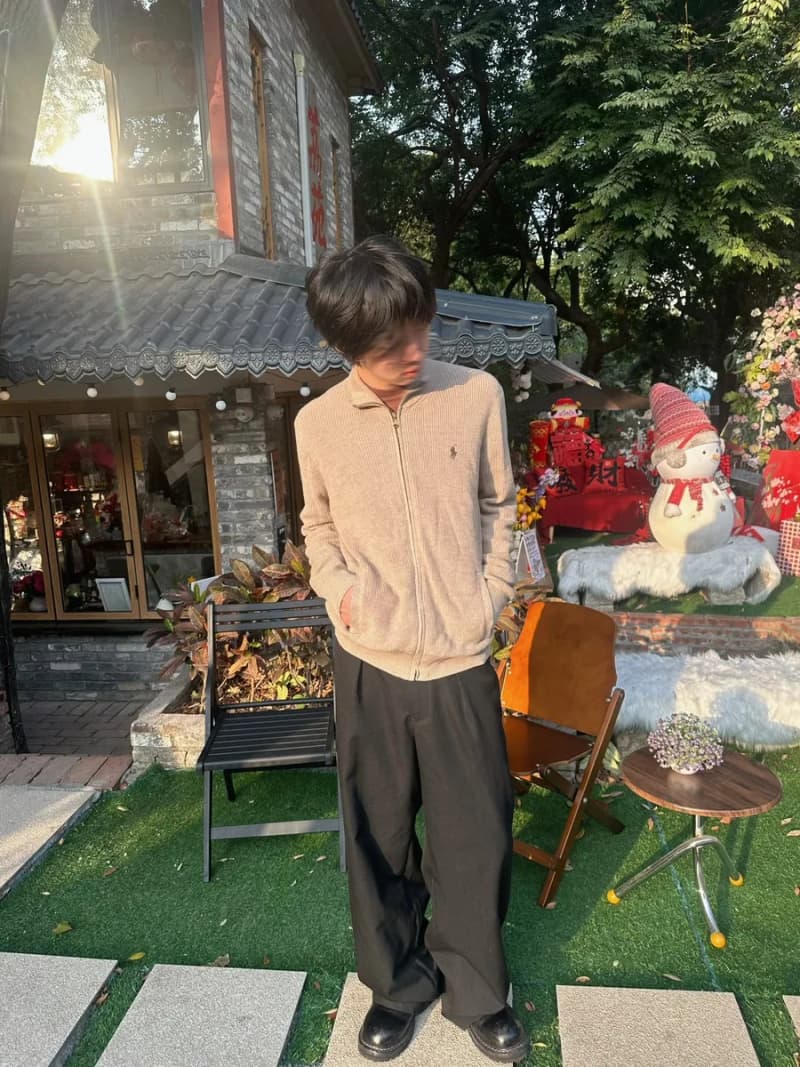 폴로 랄프로렌 포니 풀집 니트 스웨터 (오트밀) 4