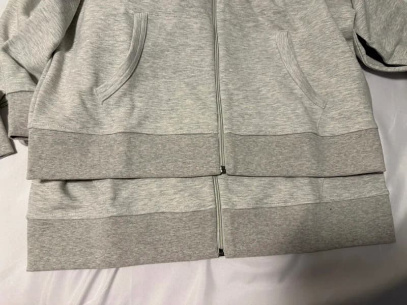 폴로 랄프로렌 포니 에어레이어 풀집 후드 스웨트 (라이트그레이) 10