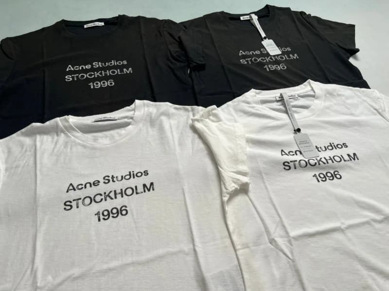 아크네 스튜디오 AC1996 슬림핏 반팔 티셔츠 16