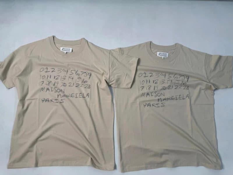 메종마르지엘라 마라라 넘버 그래픽 반팔 티셔츠 9