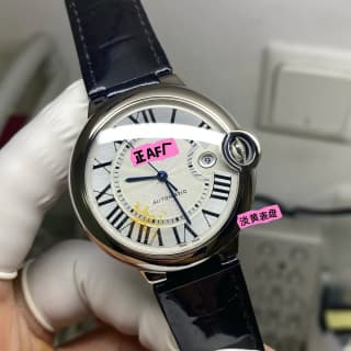 까르띠에 발롱블루 42mm (스틸 가죽스트랩)