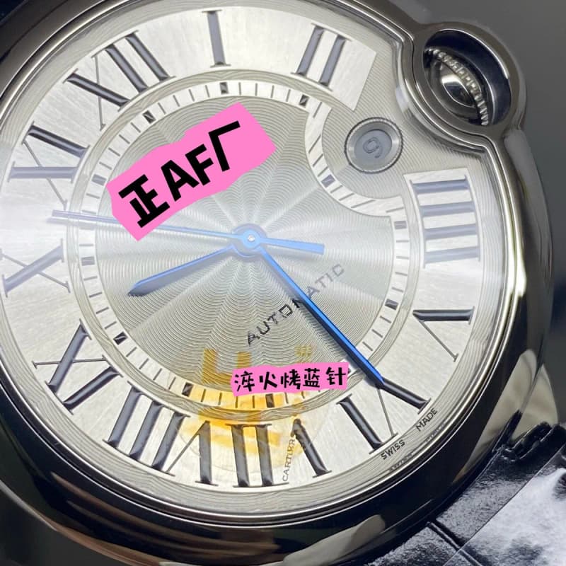 까르띠에 발롱블루 42mm (스틸 가죽스트랩) 4