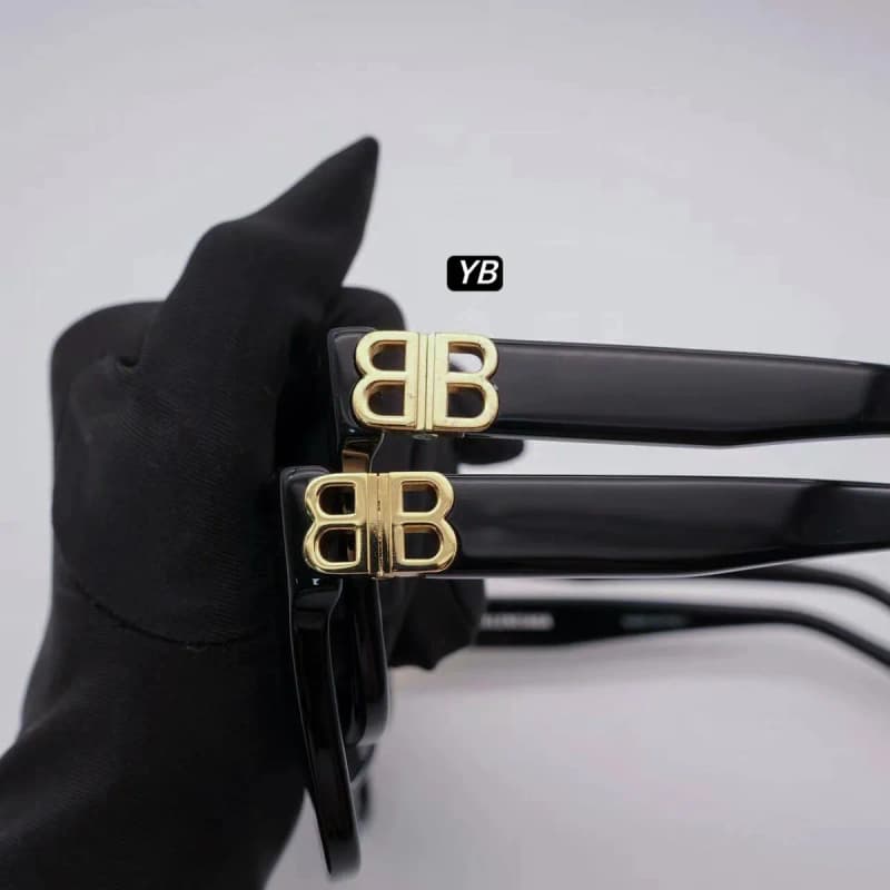 발렌시아가 BB 메탈로고 라지 스퀘어 선글라스 12