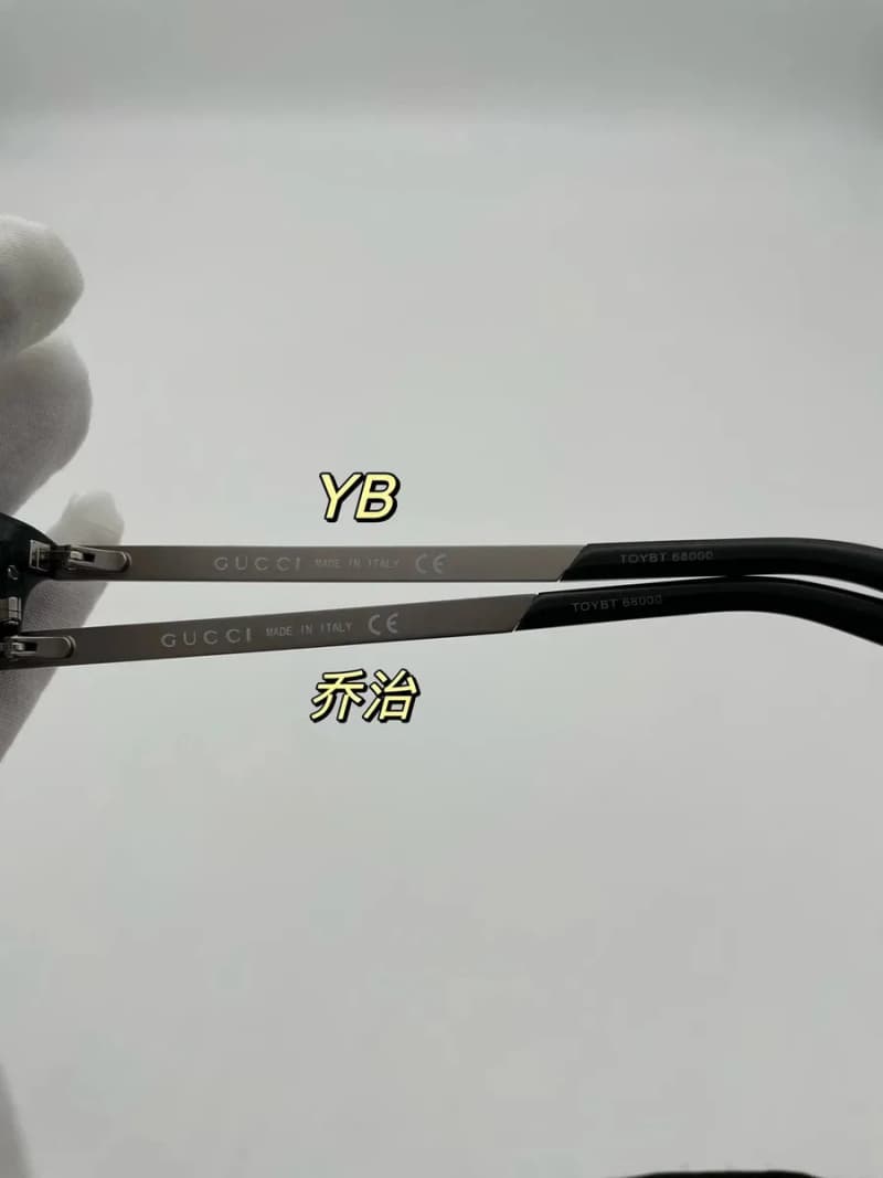구찌 GG0698 이탈리아판 하프림 안경테 16