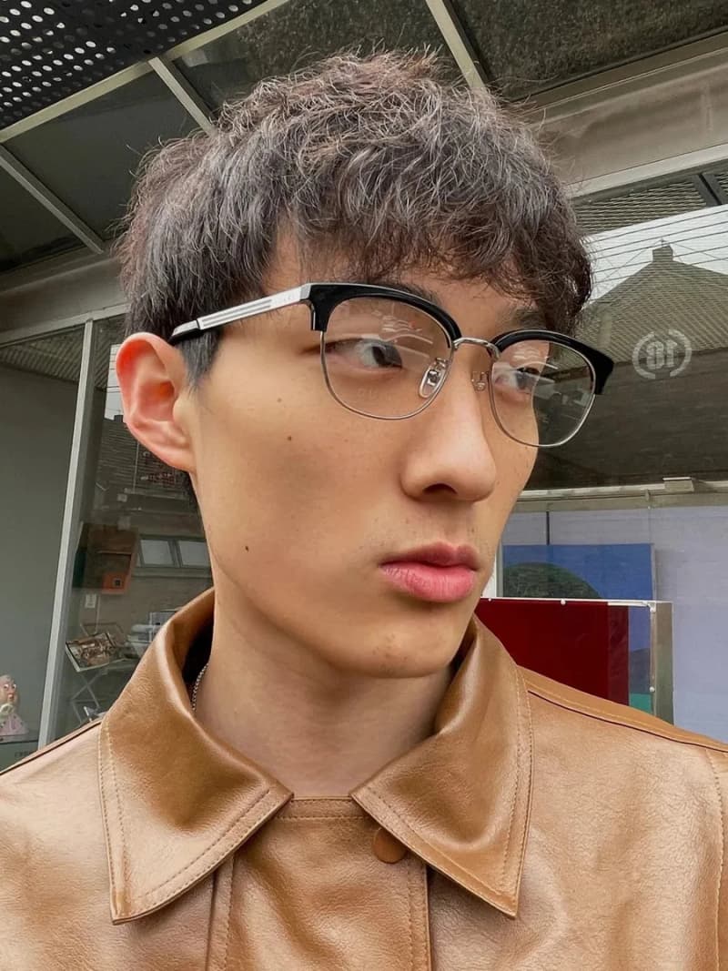 구찌 GG0698 이탈리아판 하프림 안경테 23