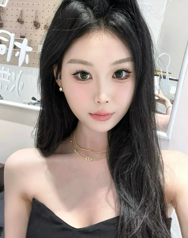 디올 더블 레이어 오버래핑 목걸이 (스타 참) 10