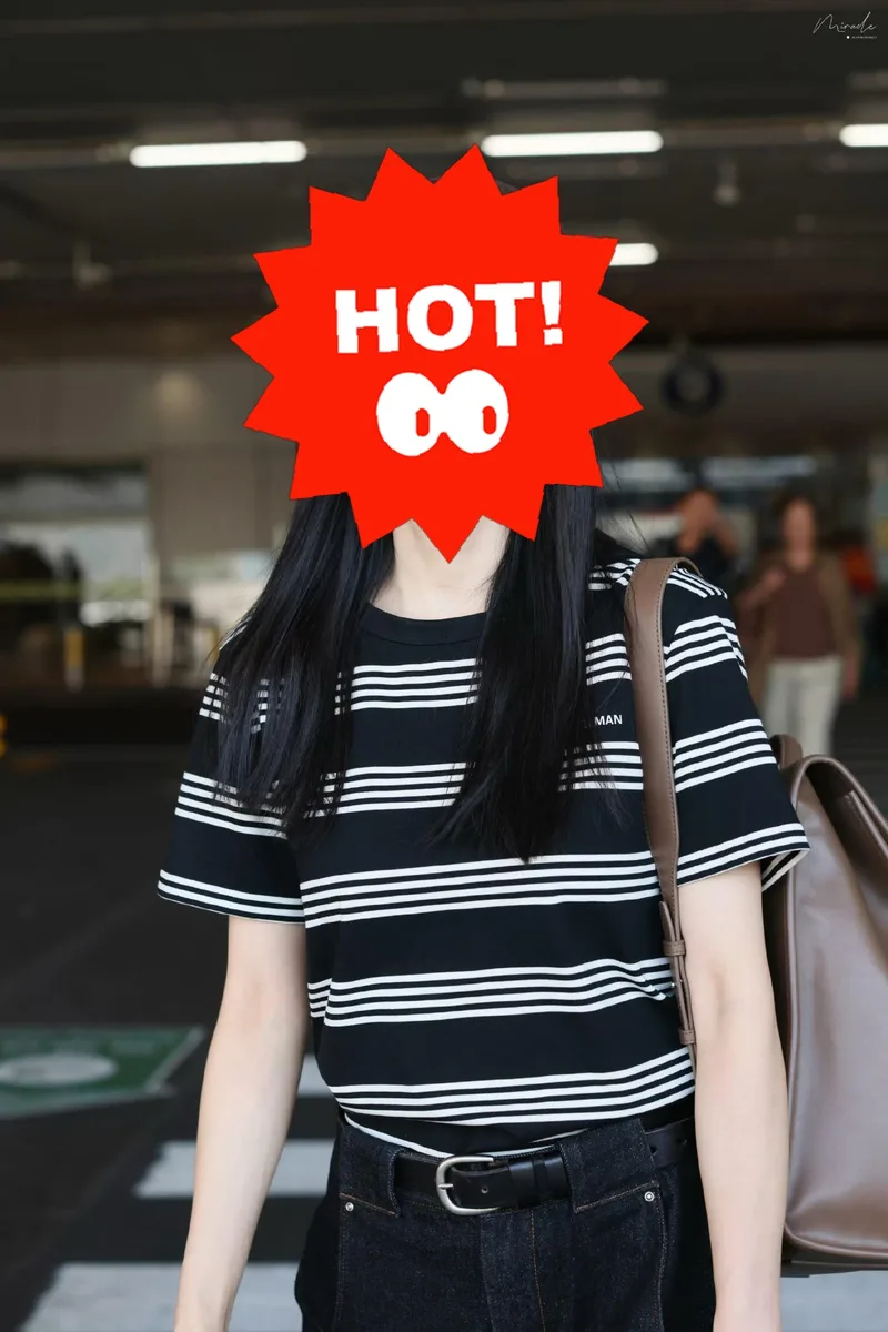 앤안델만 스트라이프 반팔 티셔츠 상세 1