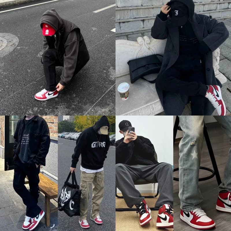 조던 1 하이 OG 로스트앤파운드 (시카고 빈티지) 4
