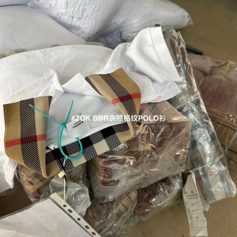 버버리 클래식 카라 체크 카라 폴로 셔츠 11