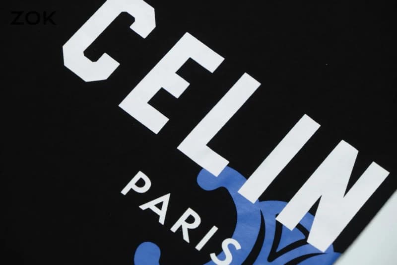 셀린느 CEL 프린팅 로고 반팔 티셔츠 12